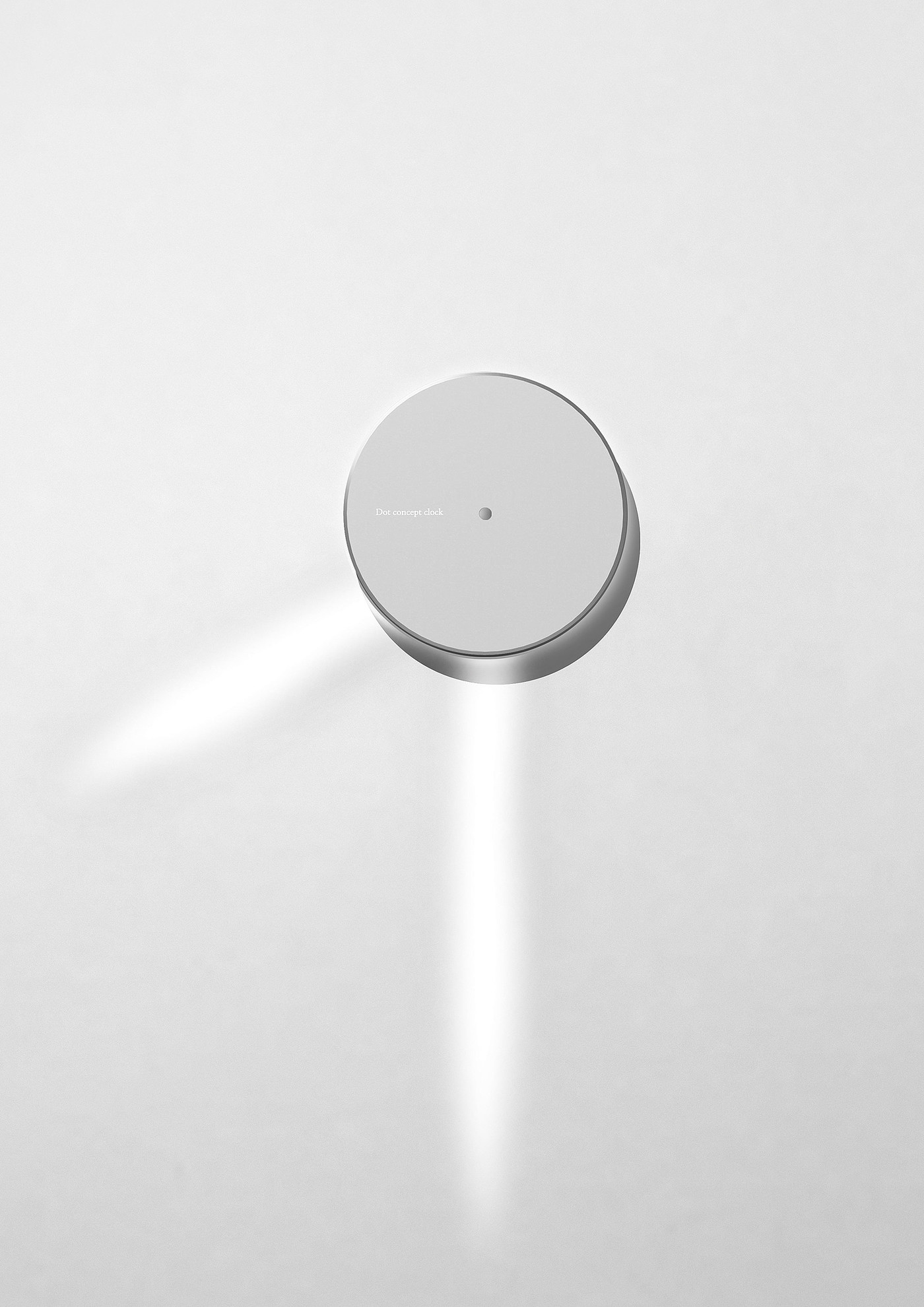 2020 red dot design concept award，time，LED projection，Abstract pointer，Clock，concept，