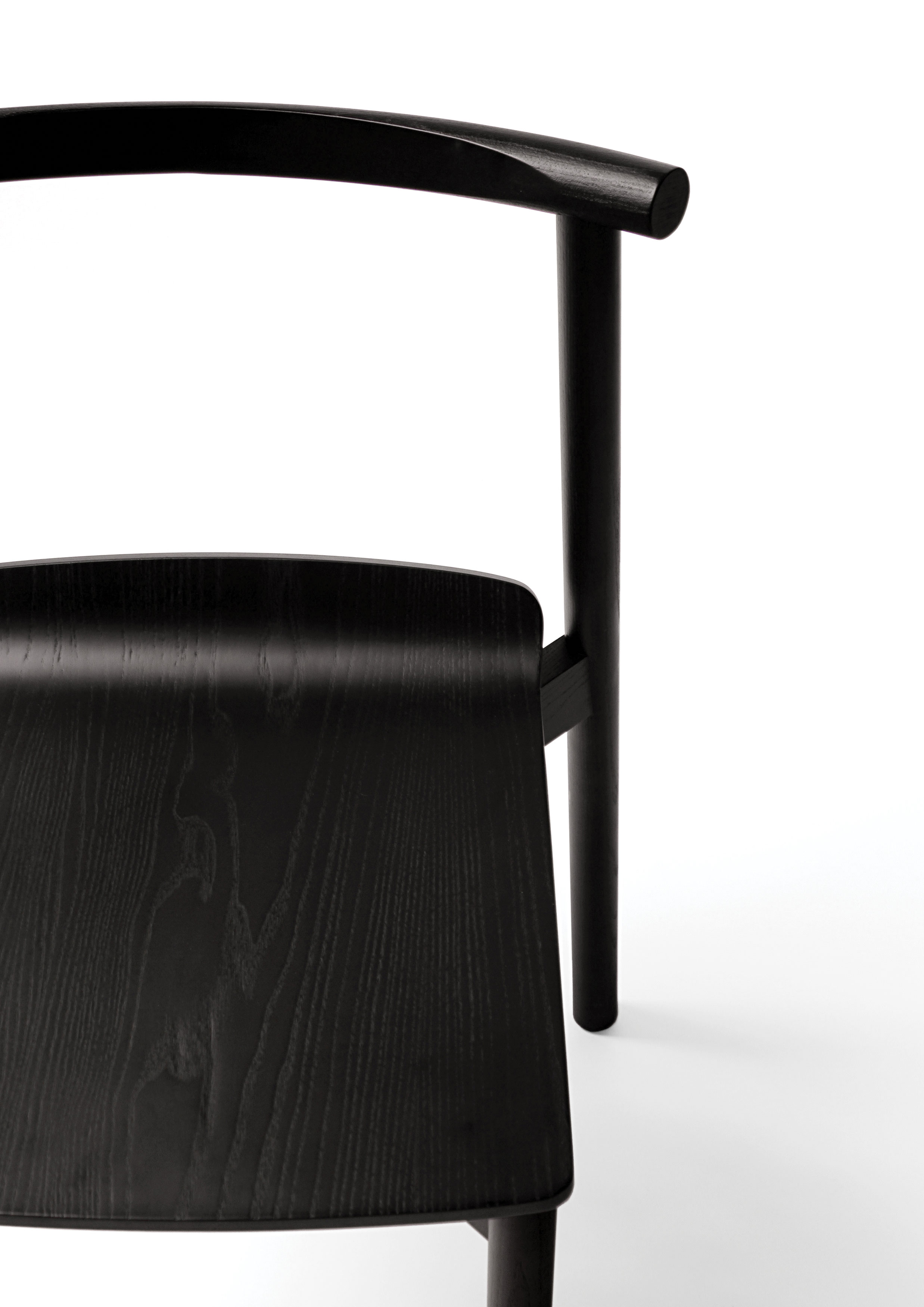 2020 red dot design concept award，Wox，chair，Stack，Pure white wax wood，Ergonomics，