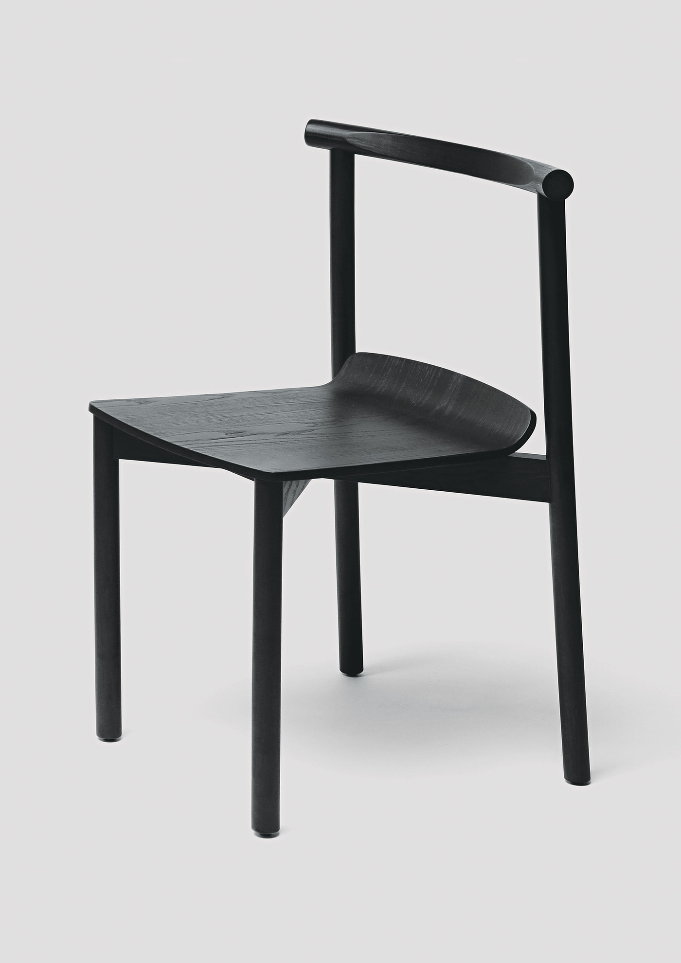 2020 red dot design concept award，Wox，chair，Stack，Pure white wax wood，Ergonomics，