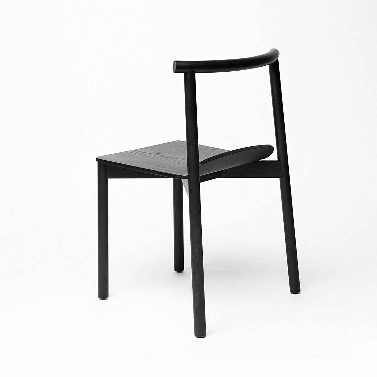 2020 red dot design concept award，Wox，chair，Stack，Pure white wax wood，Ergonomics，