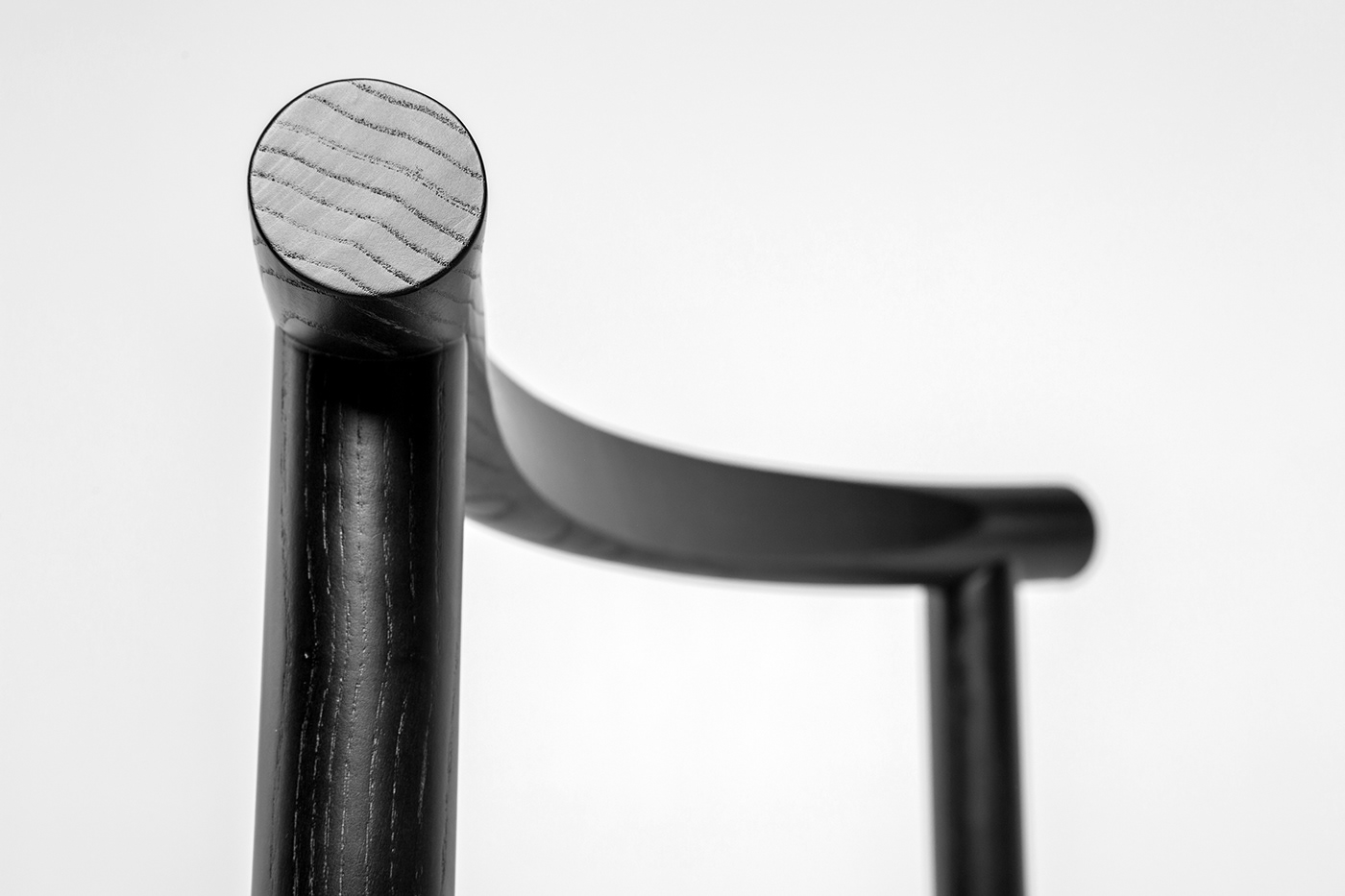 2020 red dot design concept award，Wox，chair，Stack，Pure white wax wood，Ergonomics，