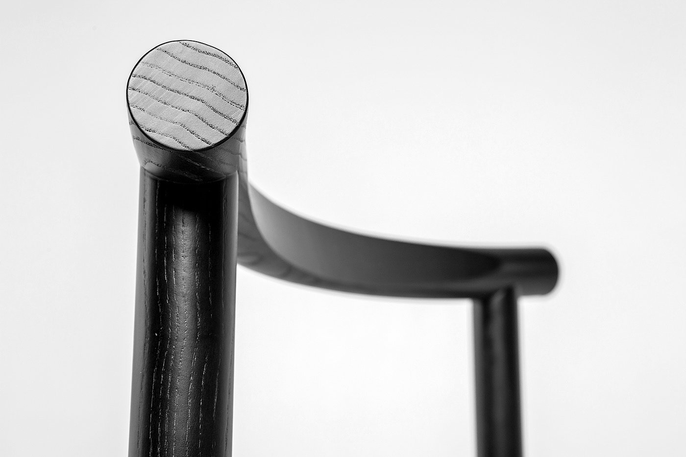 2020 red dot design concept award，Wox，chair，Stack，Pure white wax wood，Ergonomics，