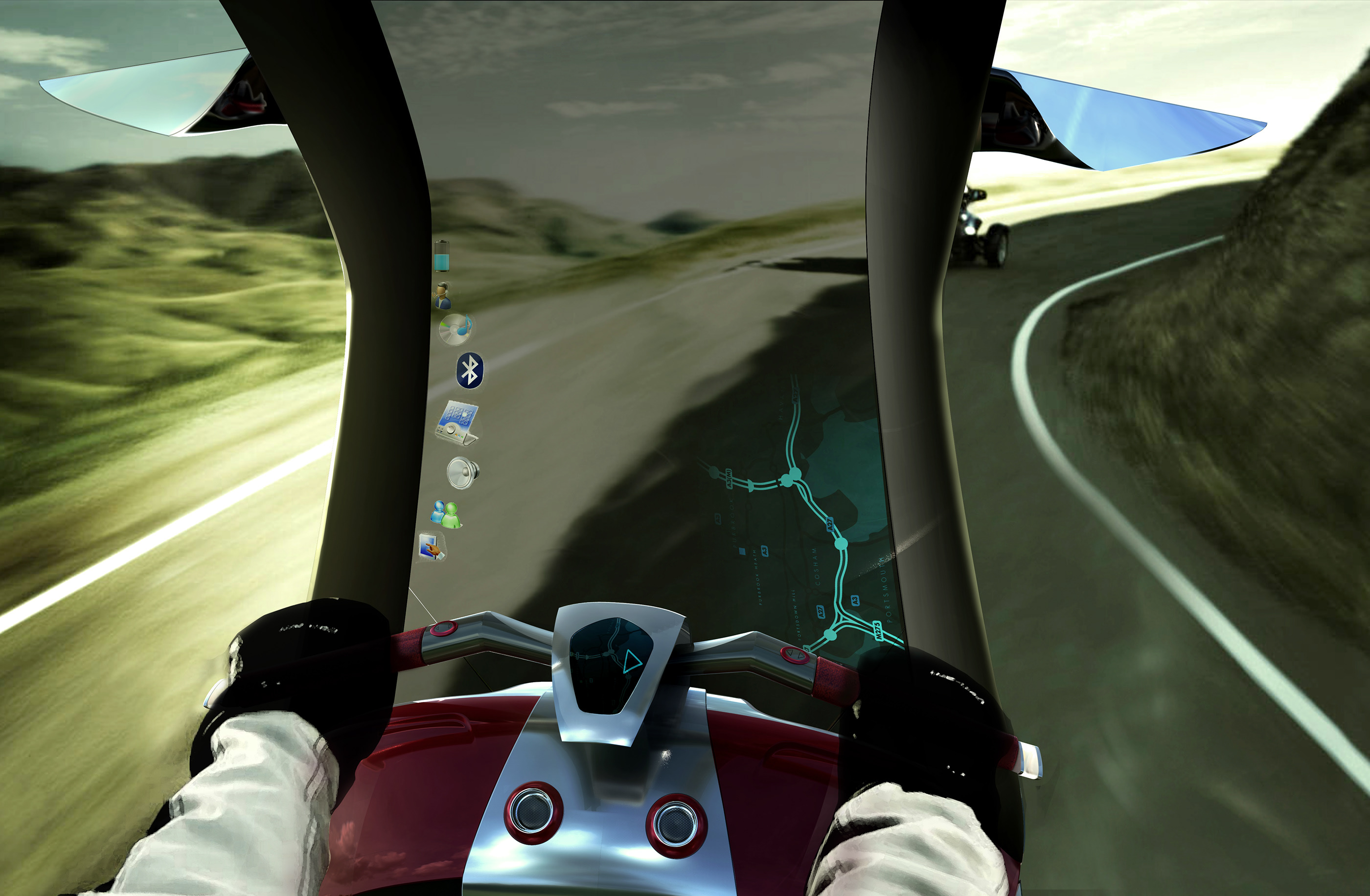 Scooter，motorcycle，Electric vehicle，Solar panels，