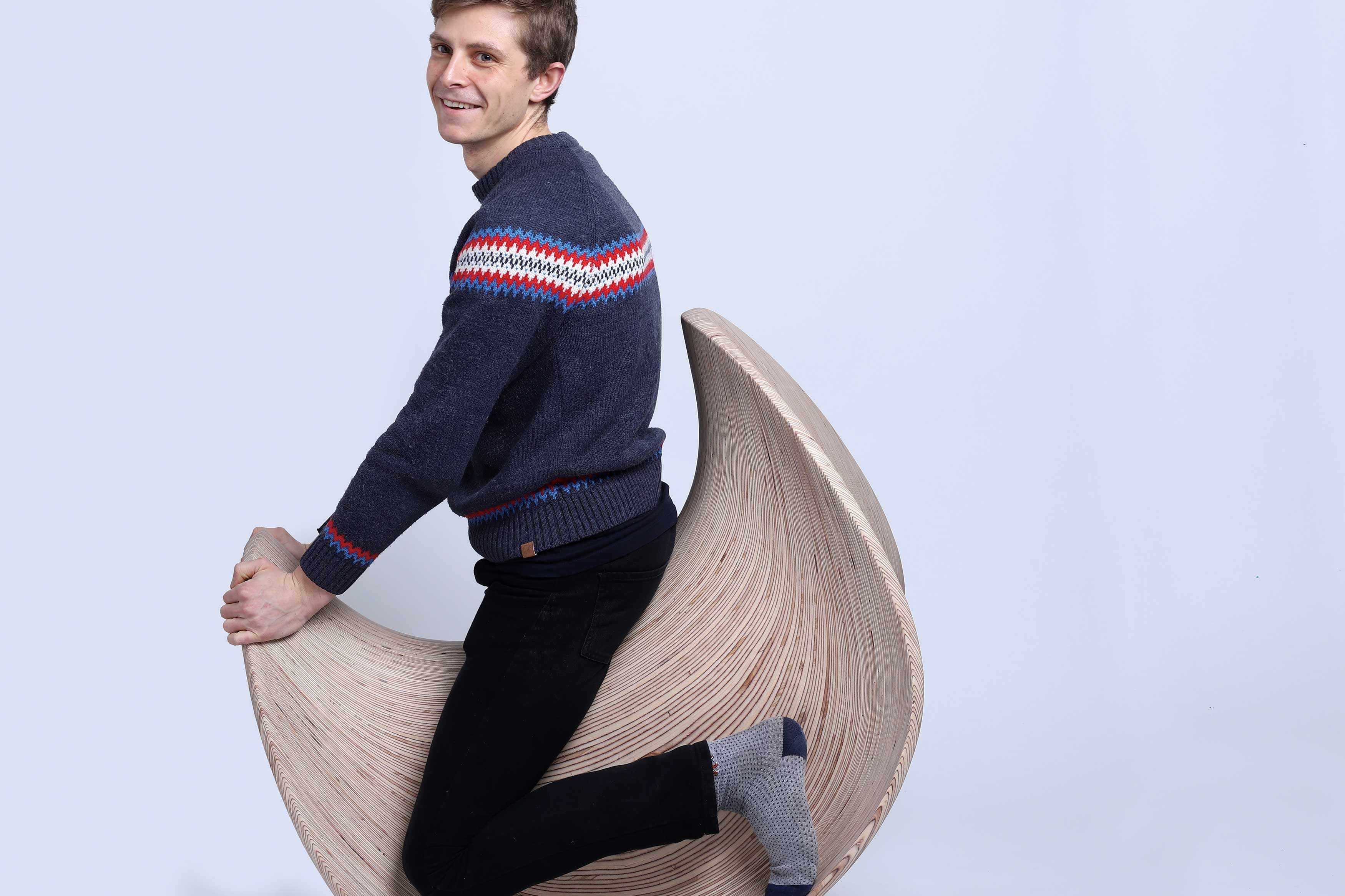 2020 red dot design concept award，JOY，Rocking chair，chair，