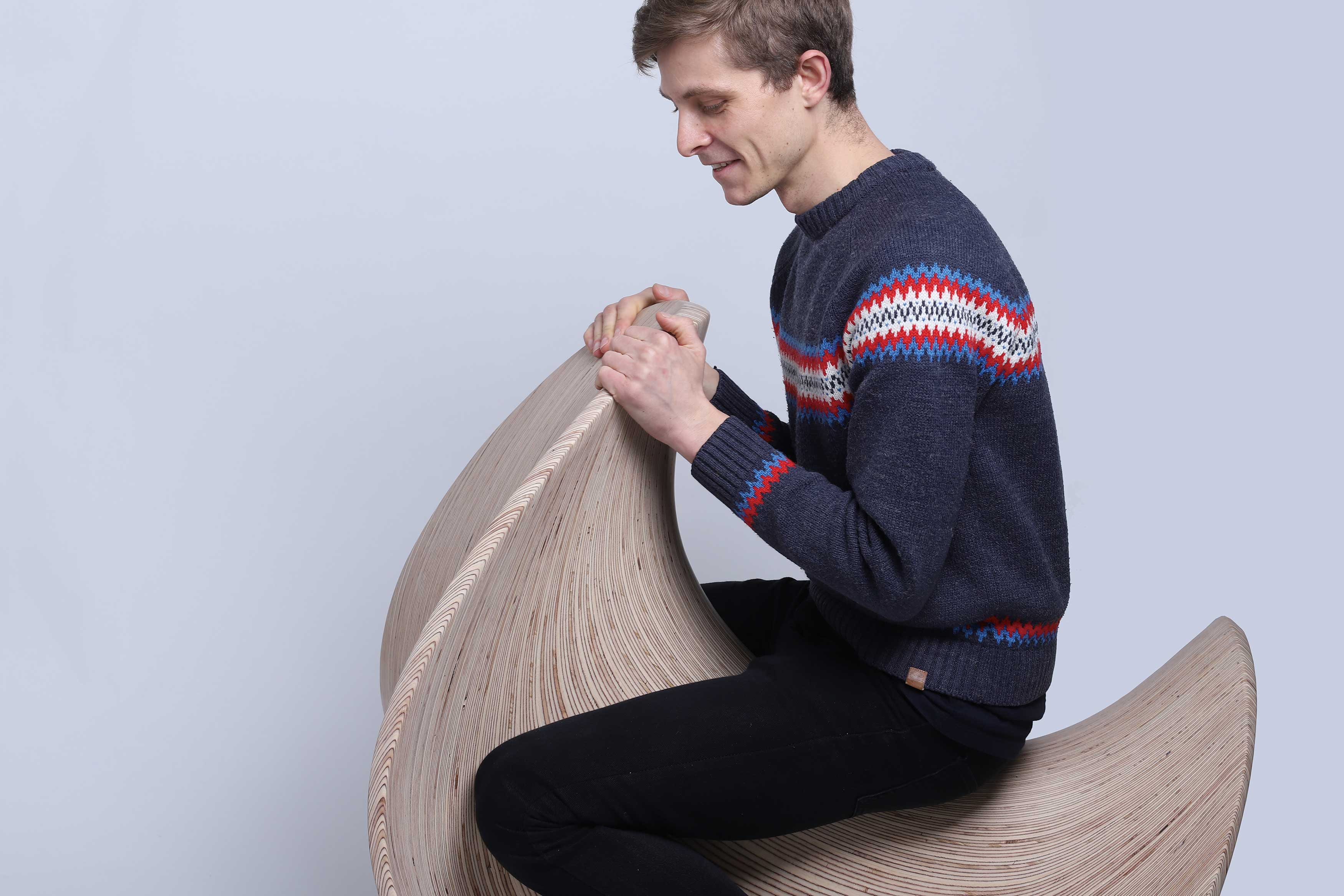 2020 red dot design concept award，JOY，Rocking chair，chair，