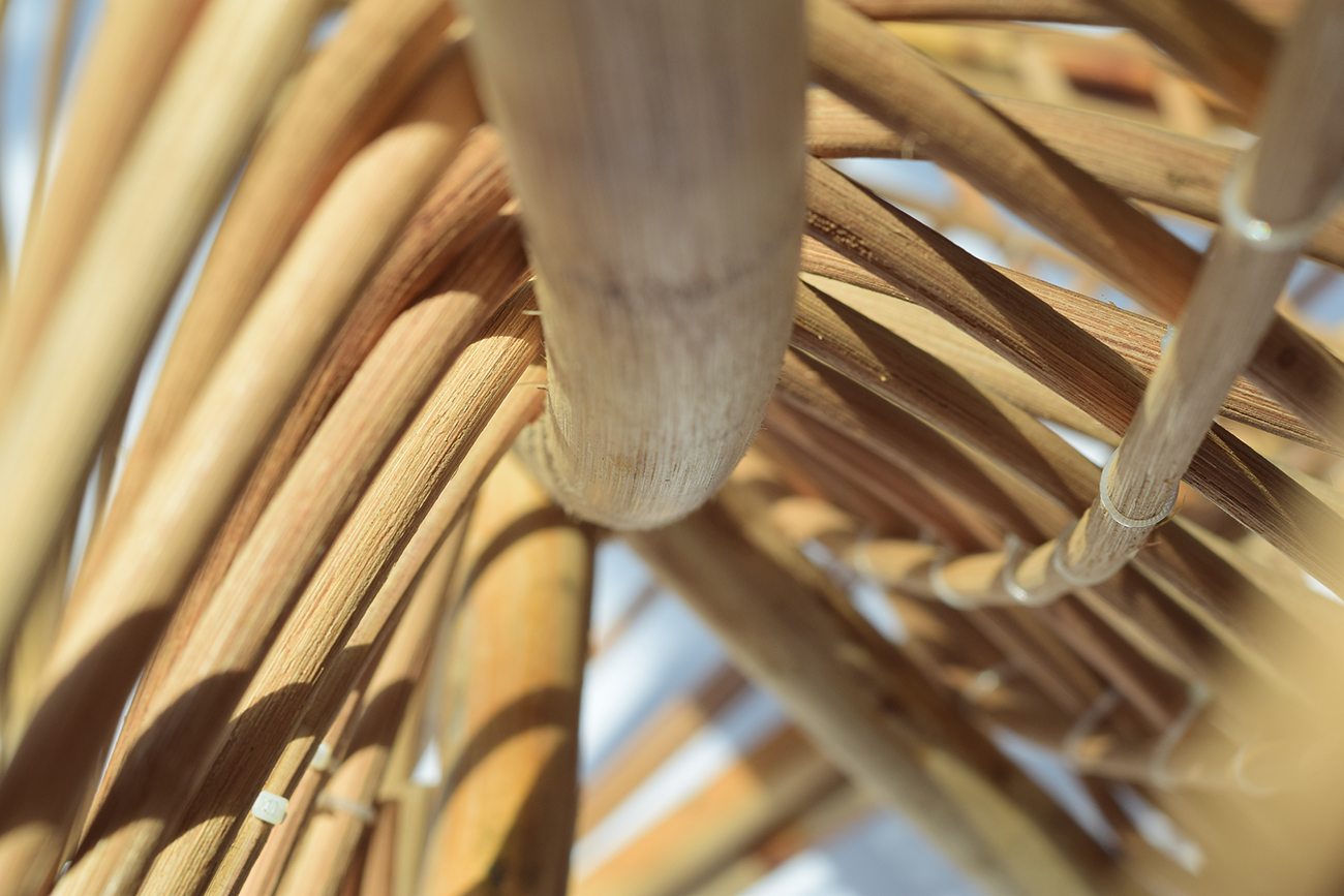 2020 red dot design concept award，Thun Lounge Chair，Leisure chair，chair，made of rattan，