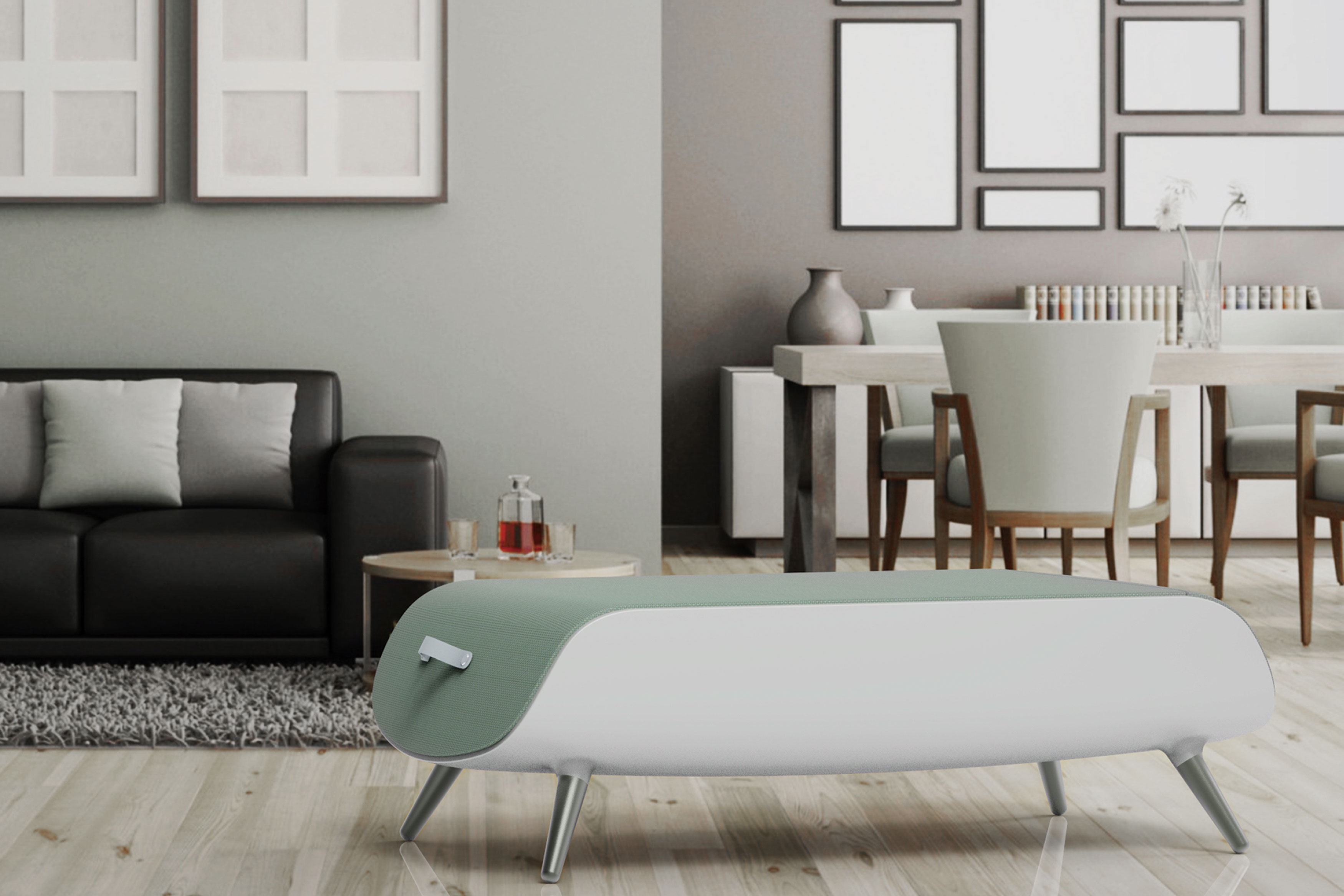 2020 red dot design concept award，Ergonomic Day Bed，Ergonomic bed，Spinal therapy，Ultrasonic therapy，