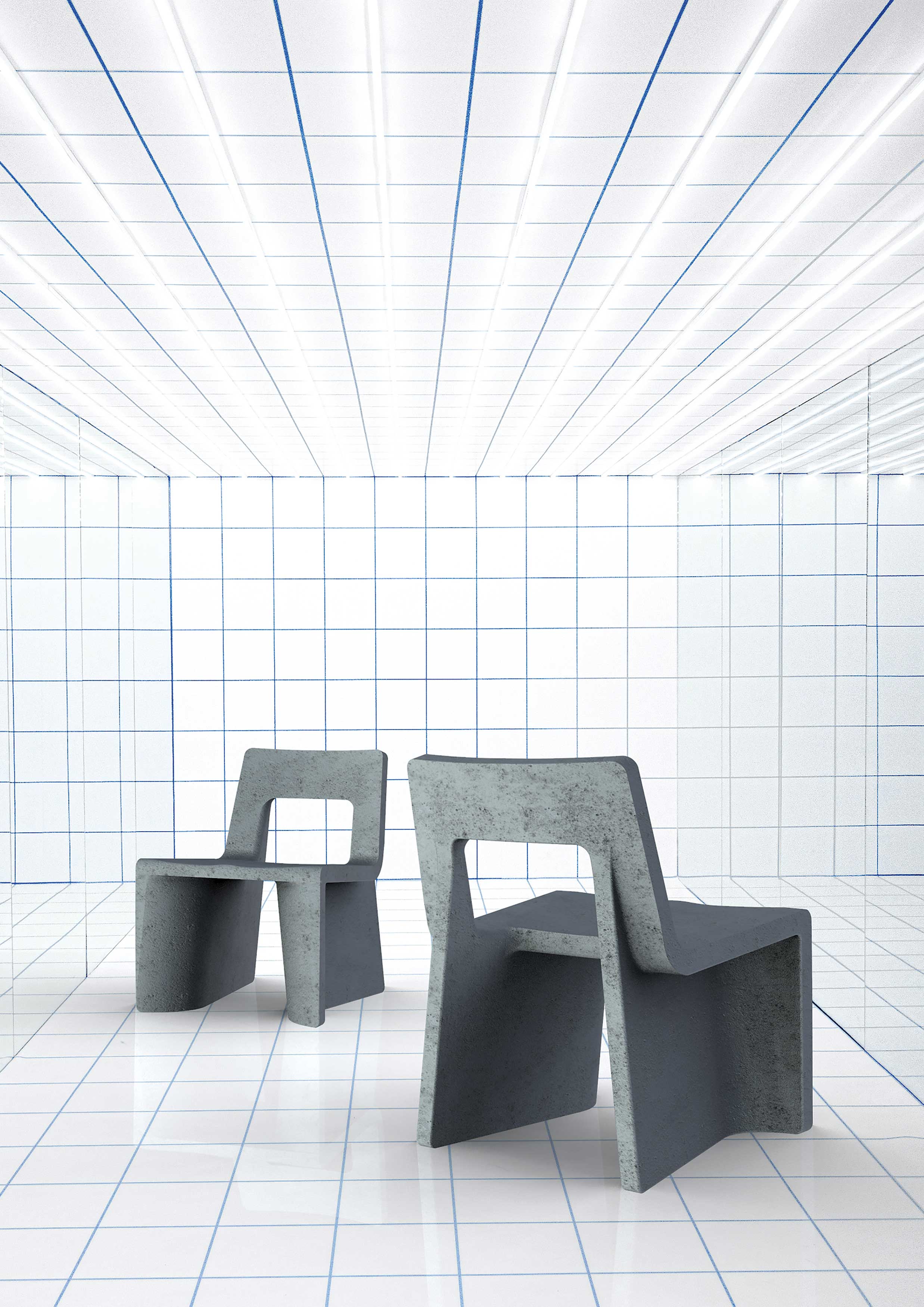 2020 red dot design concept award，Fly-Ash Chair，chair，