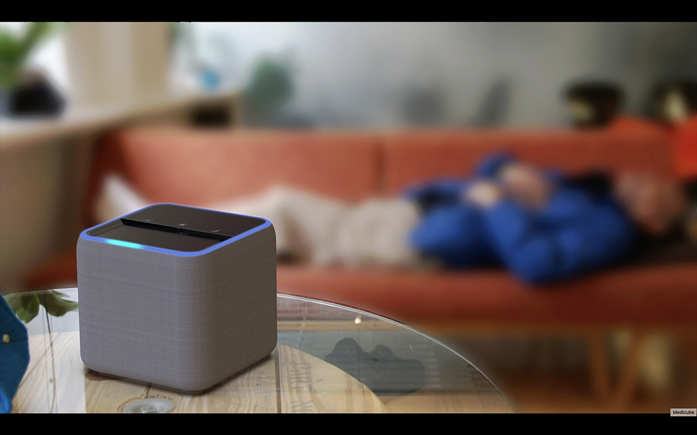 2020 red dot design concept award，Medicube，app，voice，Drug dispenser，speaker，sensor，intelligence，