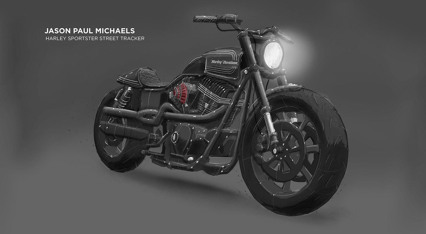 motorcycle，locomotive，3D modeling，Hand drawn manuscript，Design draft，