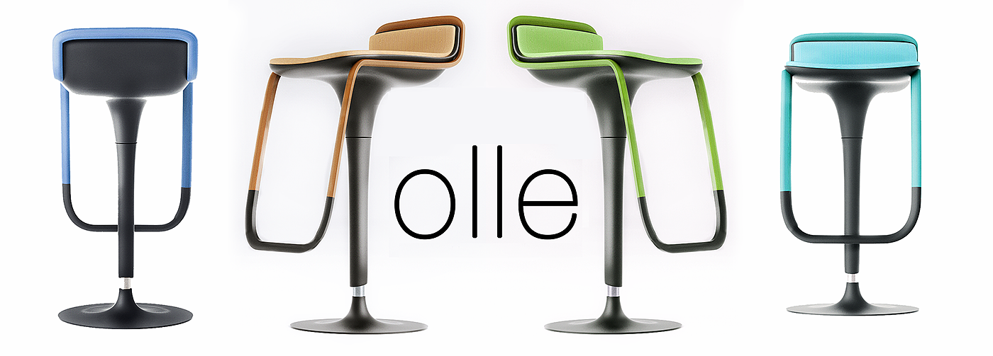 furniture design ，chair，Olle，The bar chair，