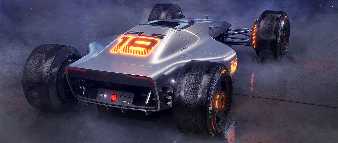 Trackmania，Racing design，sketch，