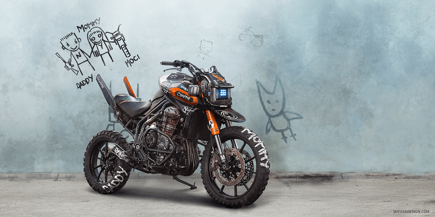 Chappie，locomotive，black，