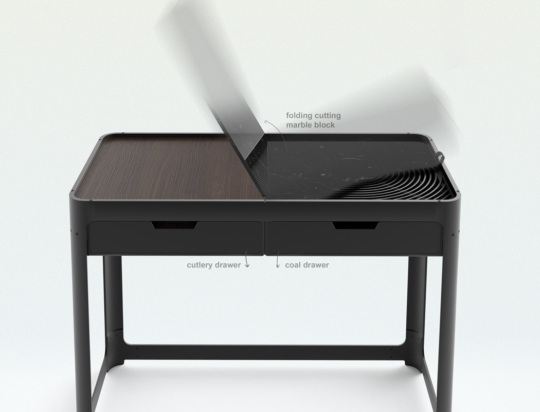 DOMINO BARBECUE，Barbecue rack，Metal，