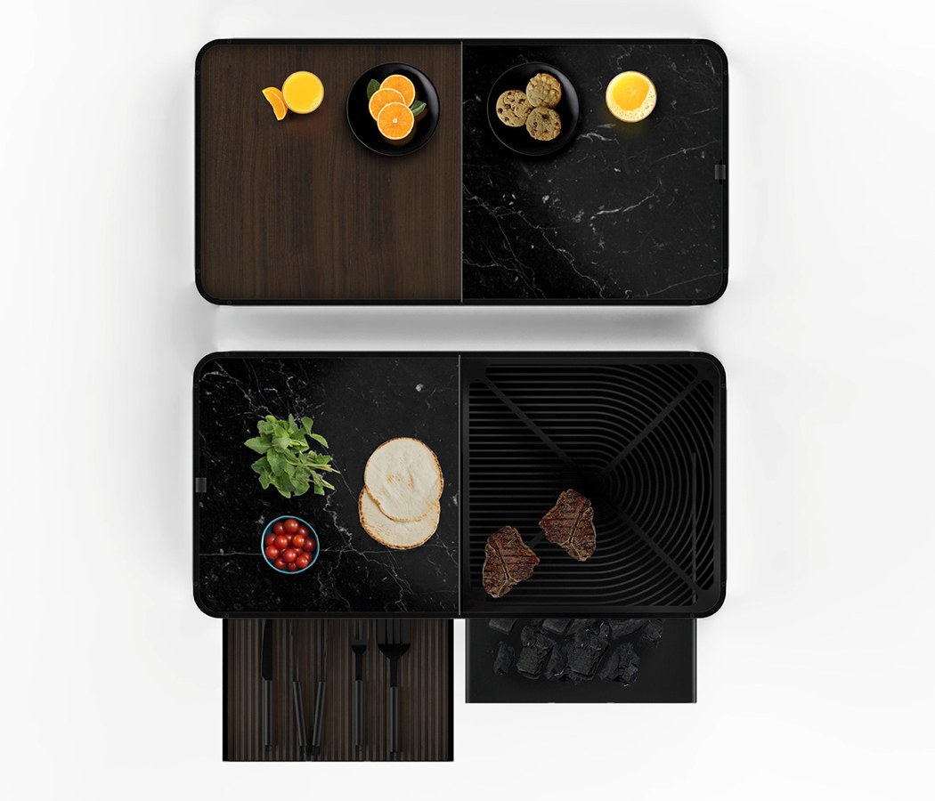 DOMINO BARBECUE，Barbecue rack，Metal，