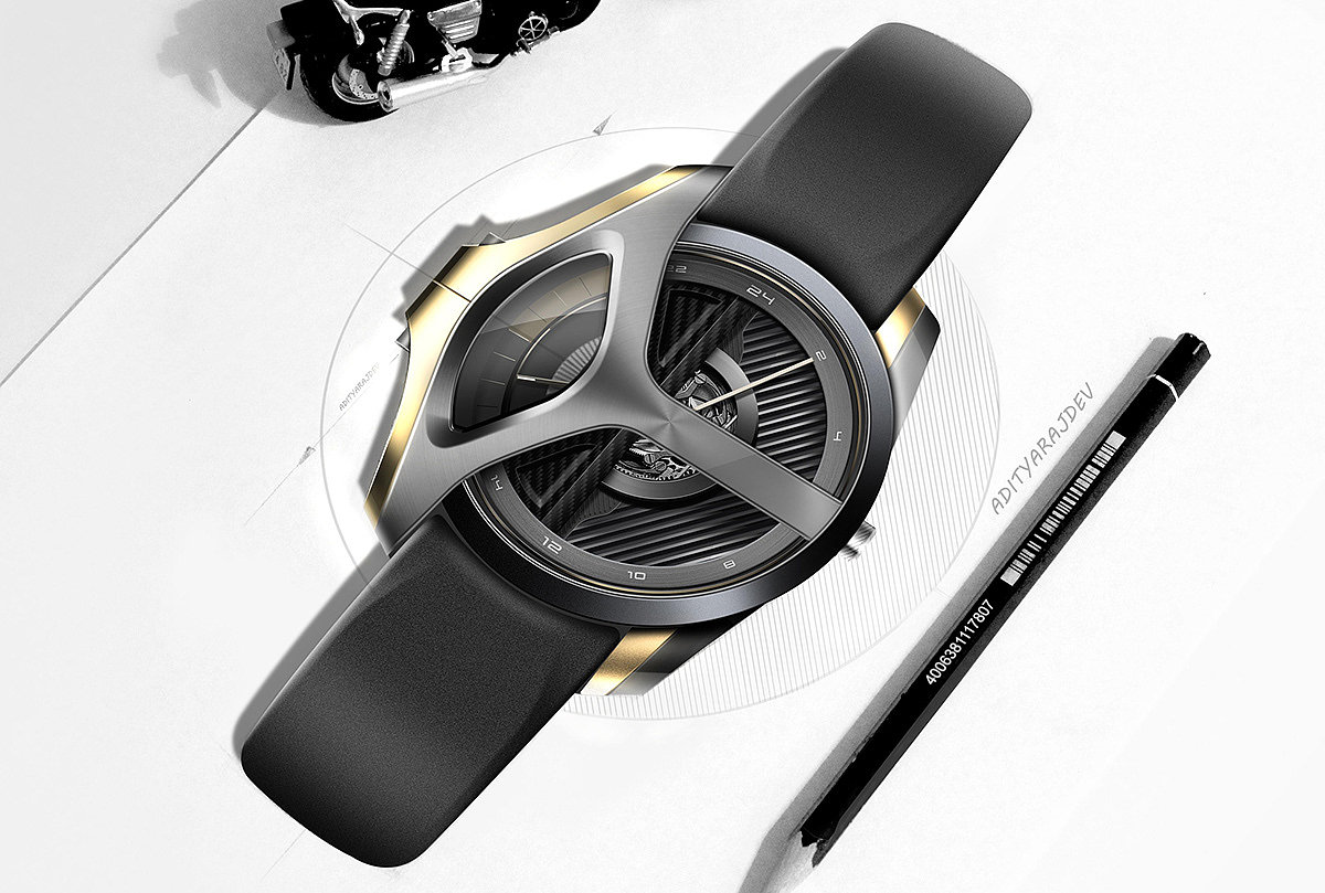 Wrist watch，sketch，fashion，