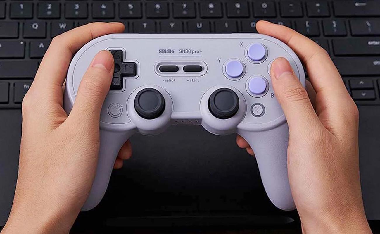 Bluetooth game console，8Bitdo Sn30 Pro，Super customization function，Adjustable analog rocker，