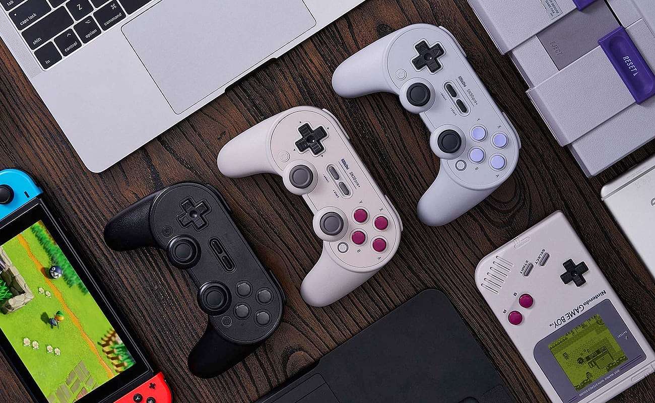 Bluetooth game console，8Bitdo Sn30 Pro，Super customization function，Adjustable analog rocker，