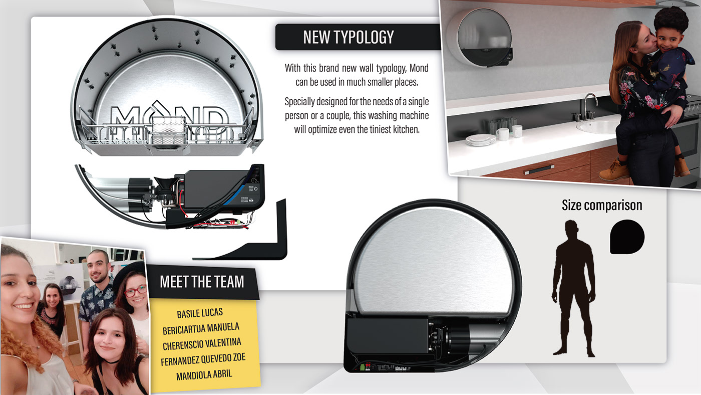 FNA Design Competition，Monde dishwasher，Smaller places，