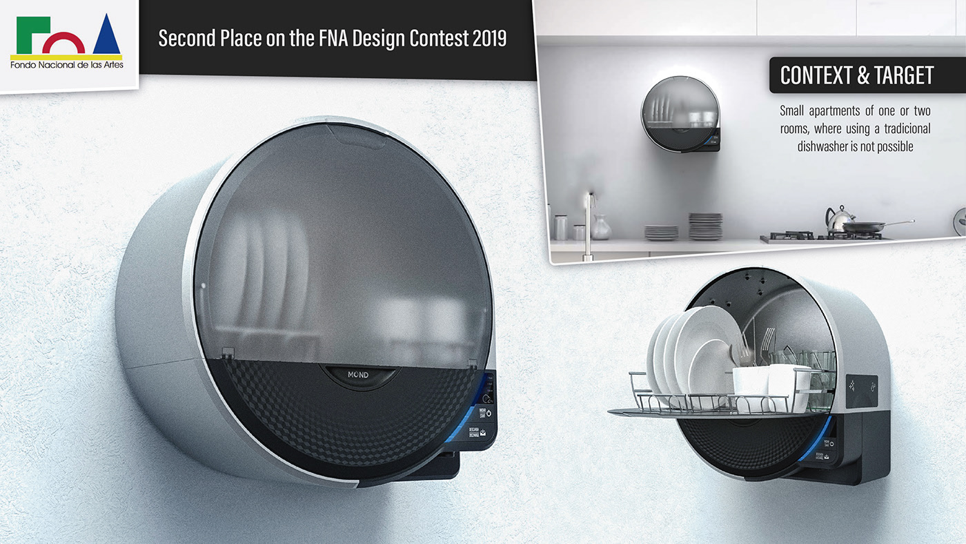 FNA Design Competition，Monde dishwasher，Smaller places，