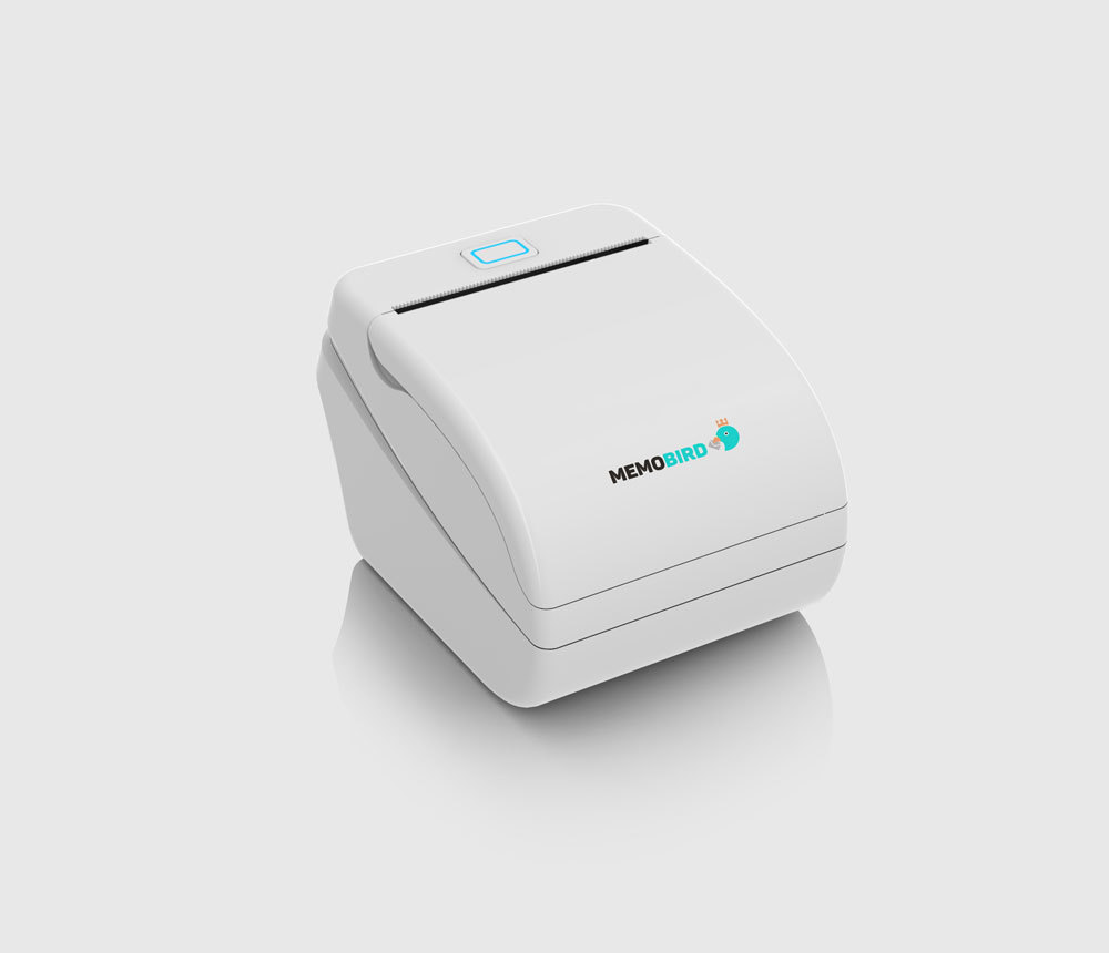 Xiamen Zhihe Industrial Design Co., Ltd，memobird，Office product design，Note machine，simple style ，pretty，