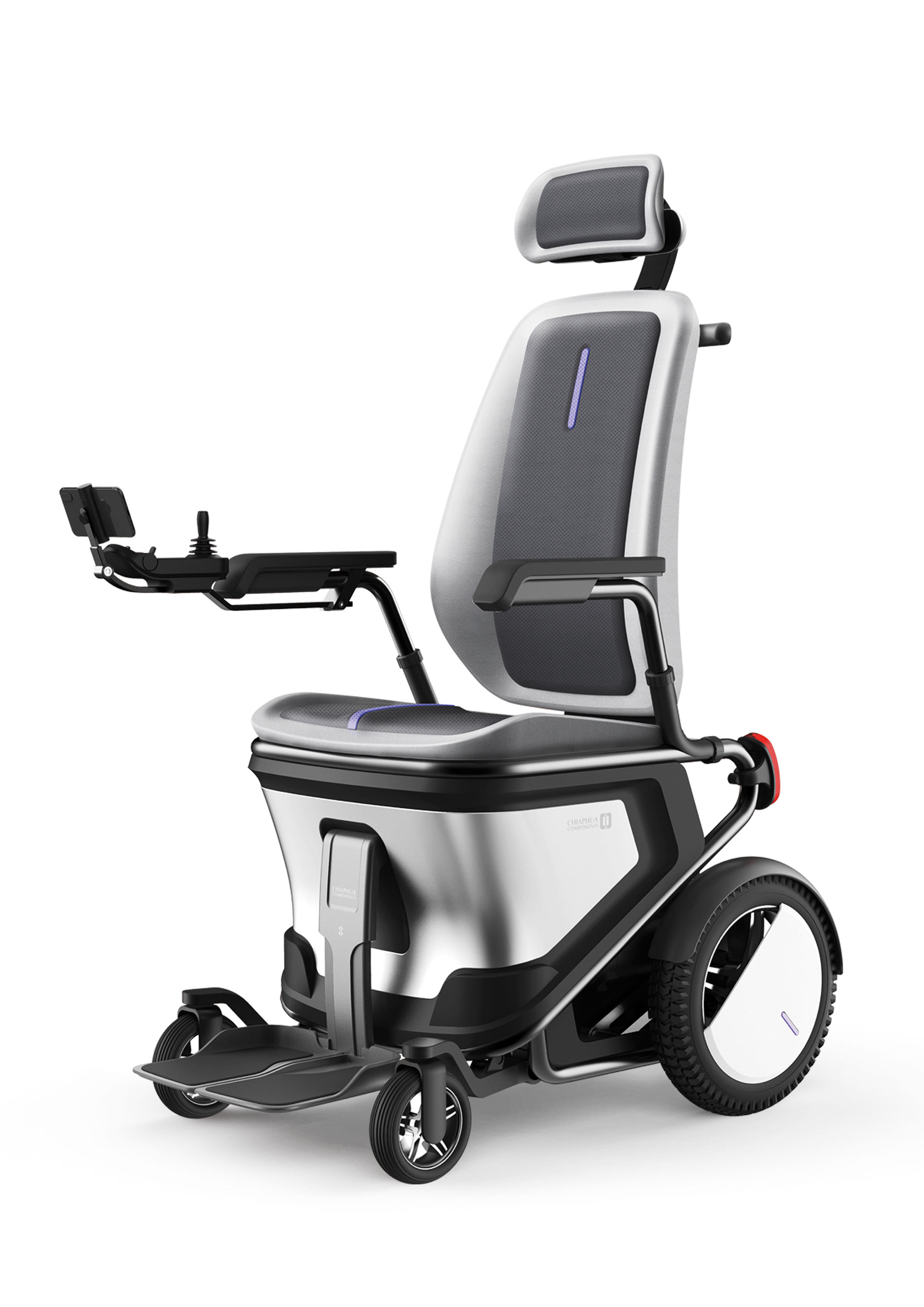 2020 red dot design concept award，Office Wheelchair，wheelchair，intelligence，to work in an office，Bluetooth，