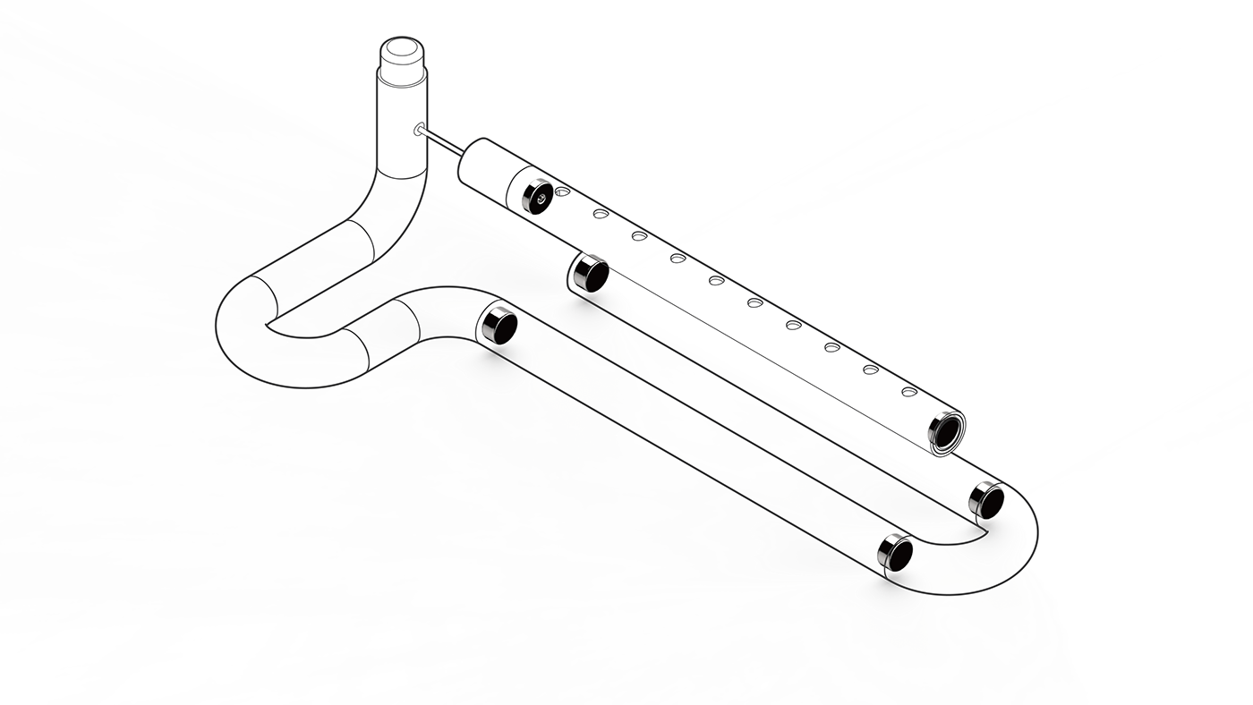 Incense burner，concept，aluminium，suspension，