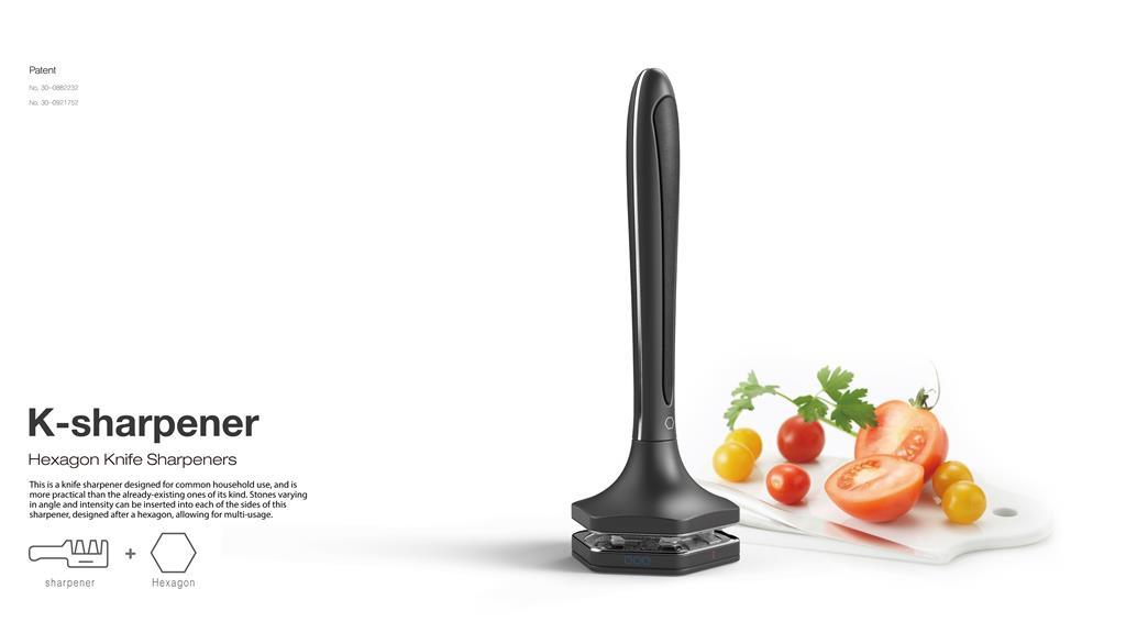 2020 red dot design concept award，K-sharpener，Knife sharpener，