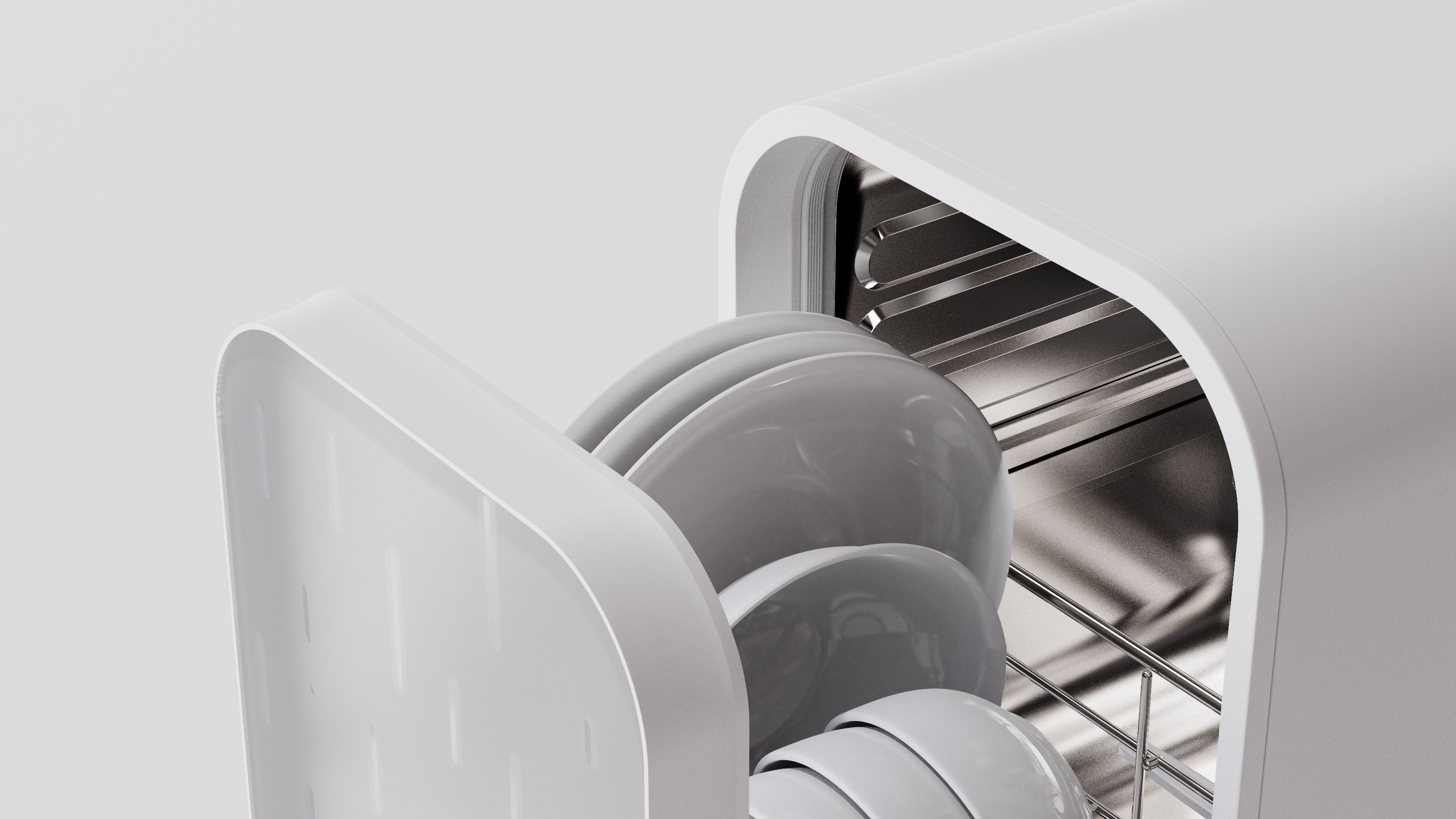 product design，industrial design，sample reels，Keyshot rendering，dishwasher，