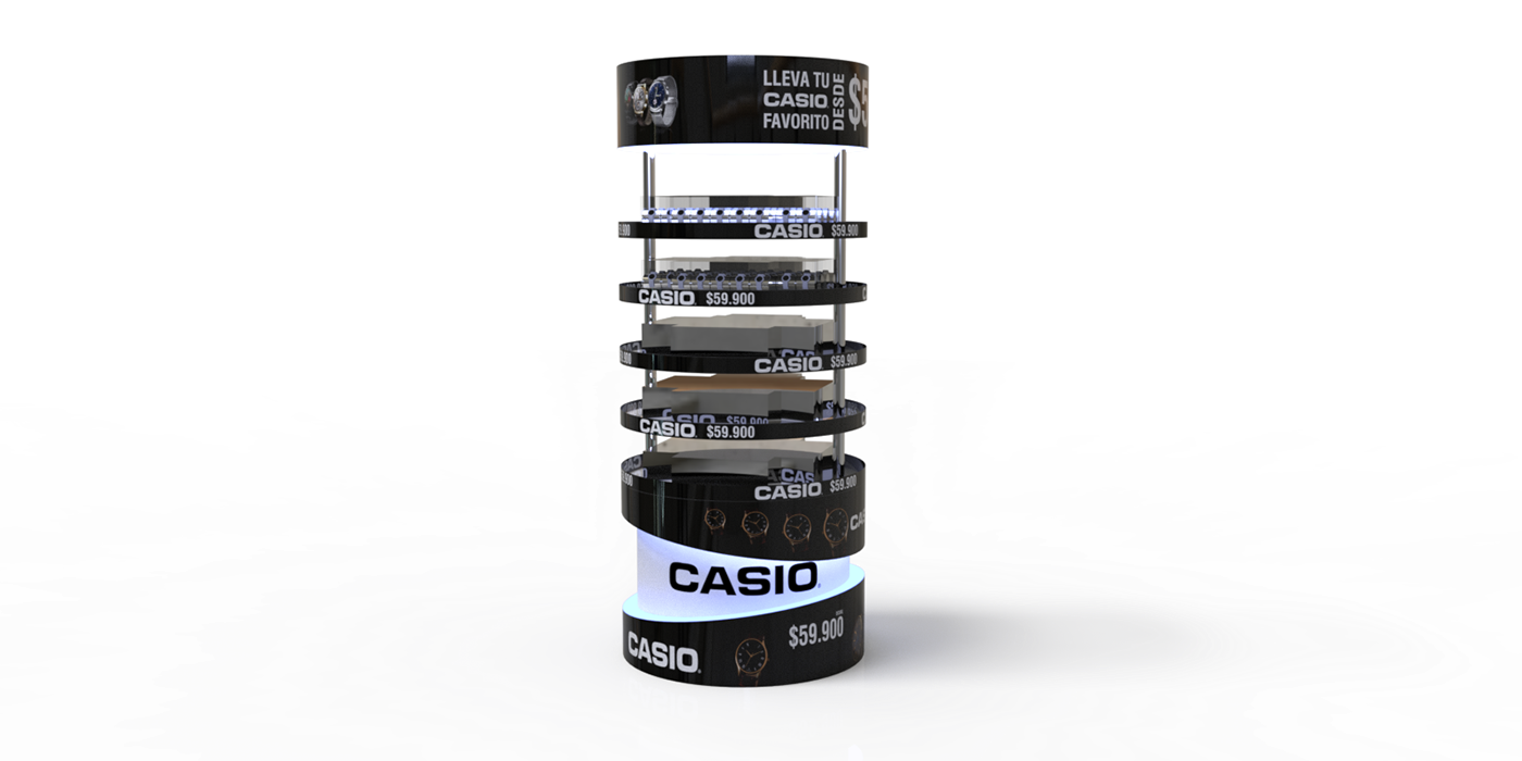 originality，Product display cabinet，cylindrical，