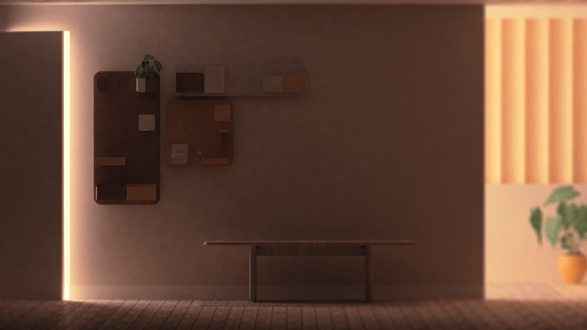 Magnetic adsorption，Furniture storage，Extremely simple wind，Save space，