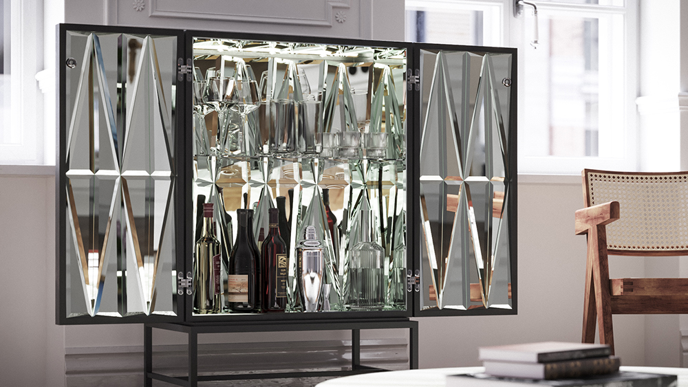 furniture，furniture design ，mirror，reflex，