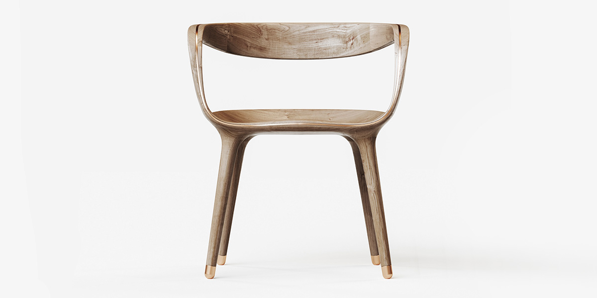 Fillet design，Wooden tables and chairs，Natural materials，Wooden furniture，smooth，comfortable，