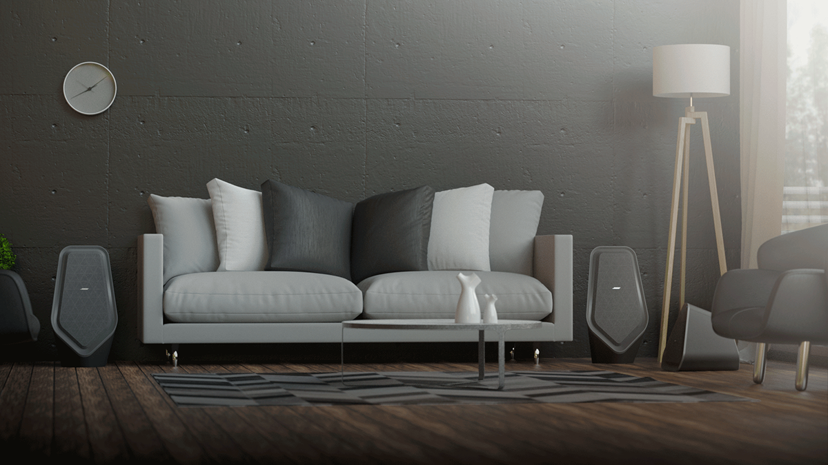 Bose speaker，Rock Speaker，Bluetooth Speaker ，Loudspeaker，Natural geometry，