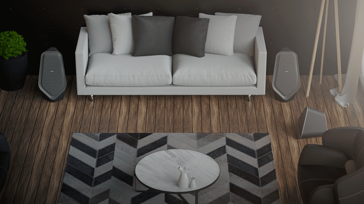 Bose speaker，Rock Speaker，Bluetooth Speaker ，Loudspeaker，Natural geometry，