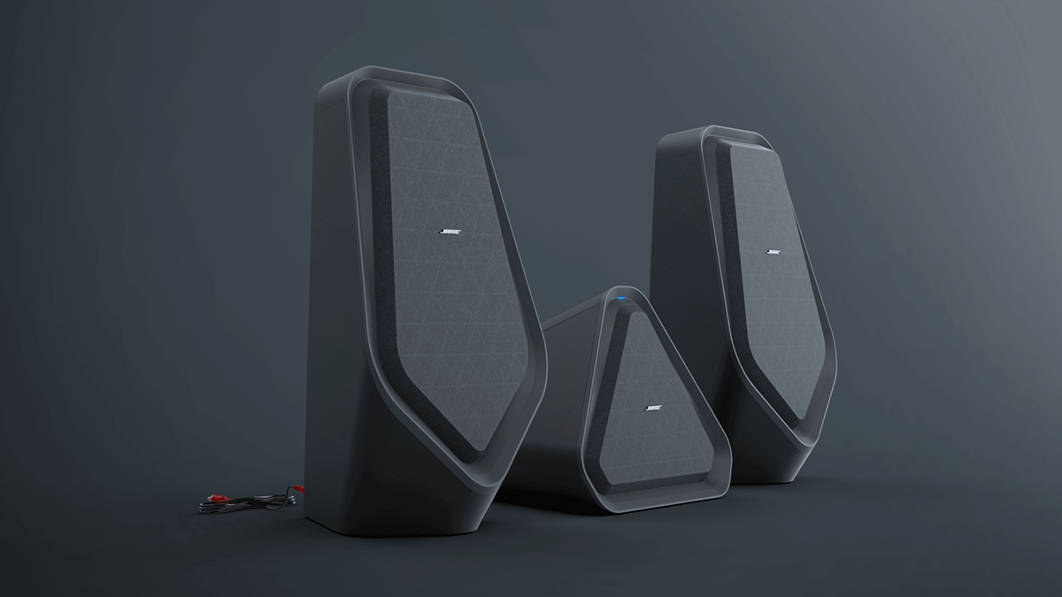 Bose speaker，Rock Speaker，Bluetooth Speaker ，Loudspeaker，Natural geometry，