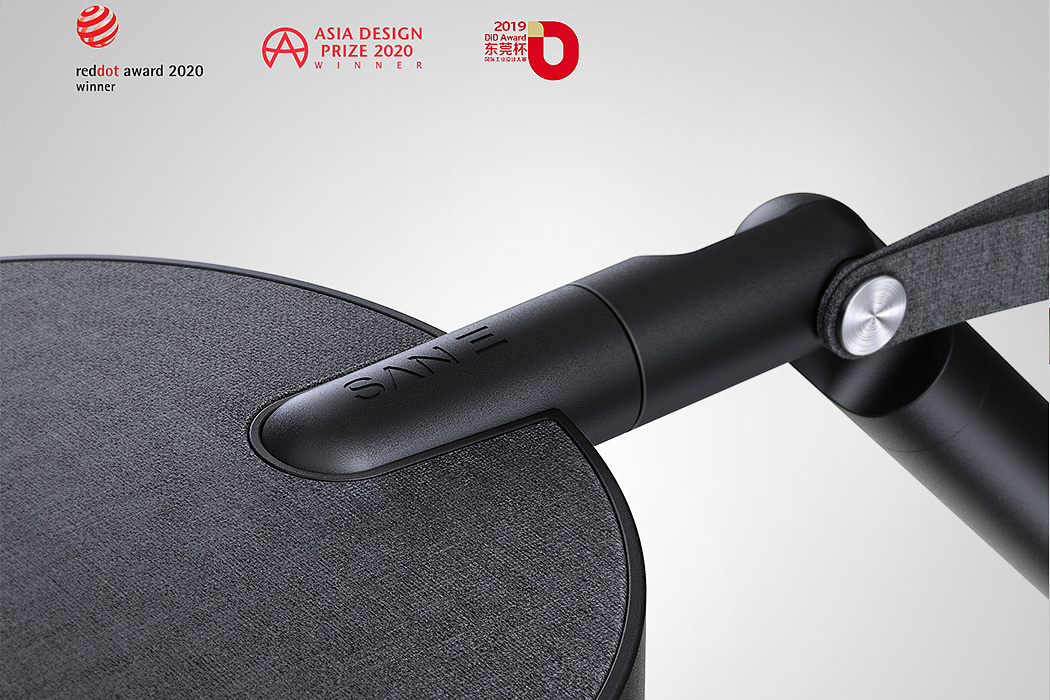 2020 Red Dot，Red dot design concept award，Simple industrial style，Asian Design Award，Brightness adjustable，Foldable，