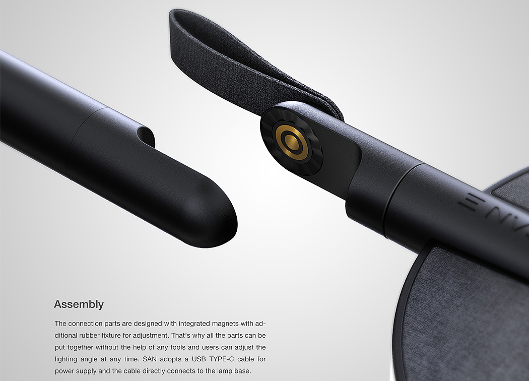 2020 Red Dot，Red dot design concept award，Simple industrial style，Asian Design Award，Brightness adjustable，Foldable，