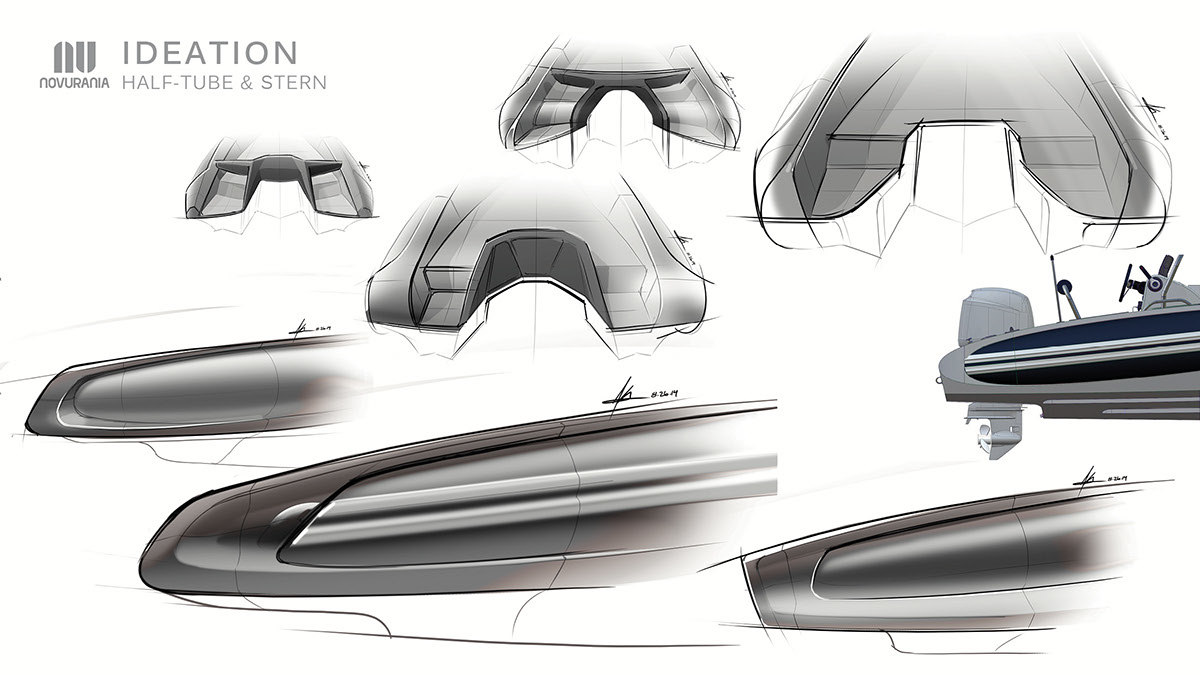 Speedboat，Interior design，shape，