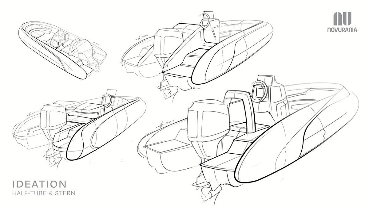 Speedboat，Interior design，shape，