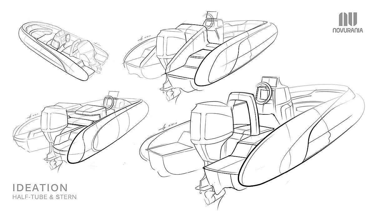 Speedboat，Interior design，shape，