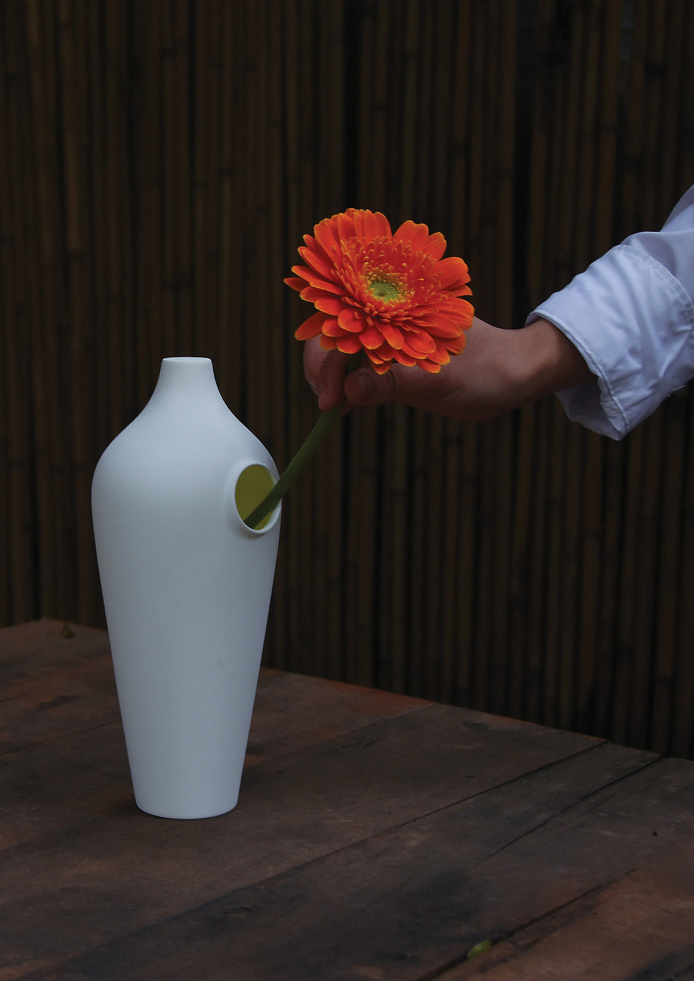 2020红点设计概念大奖，2-in-1 vase，花瓶，装饰，白色，