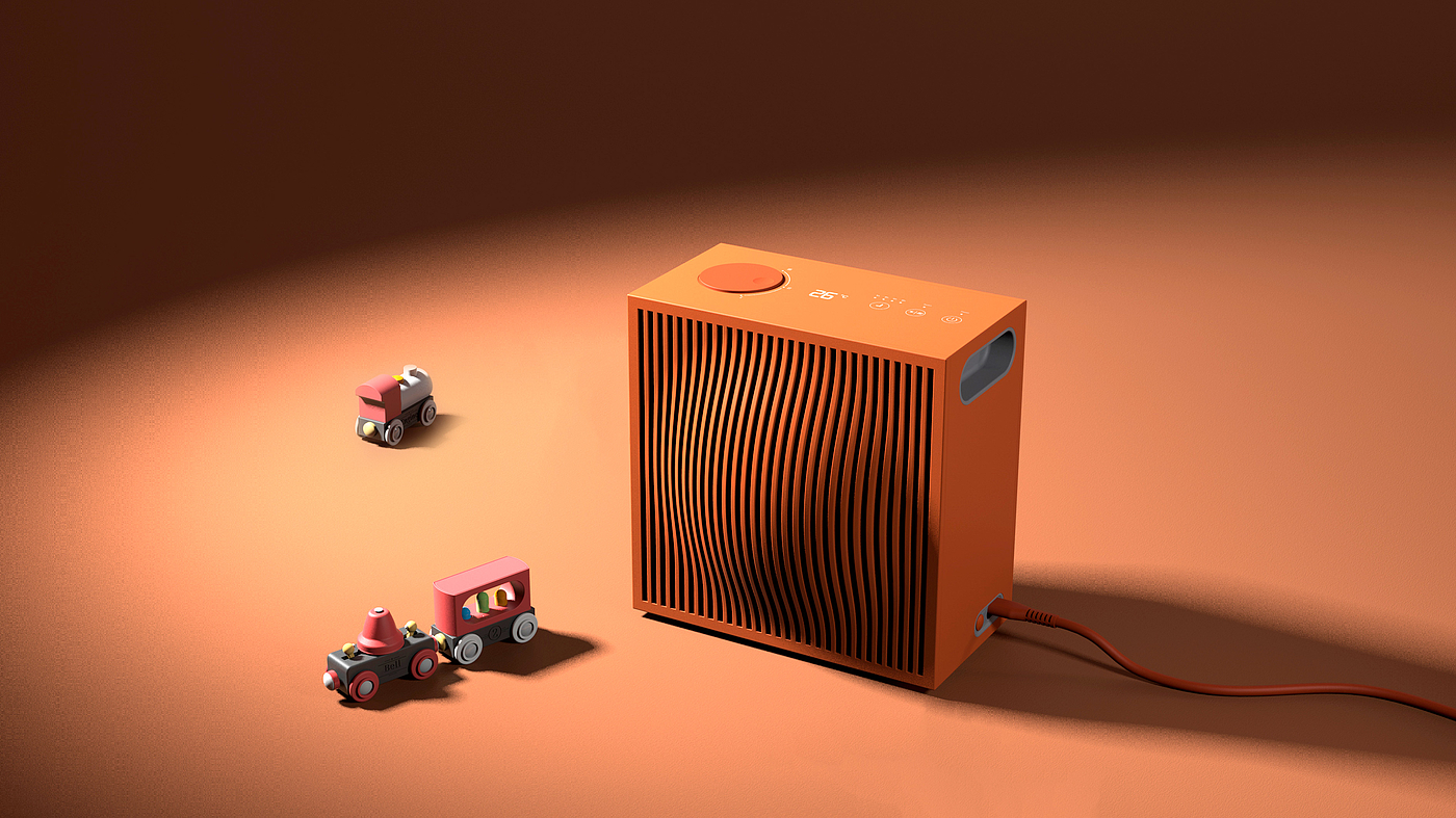 Air heater，Desktop heater，Fan，fashion，Simplicity，