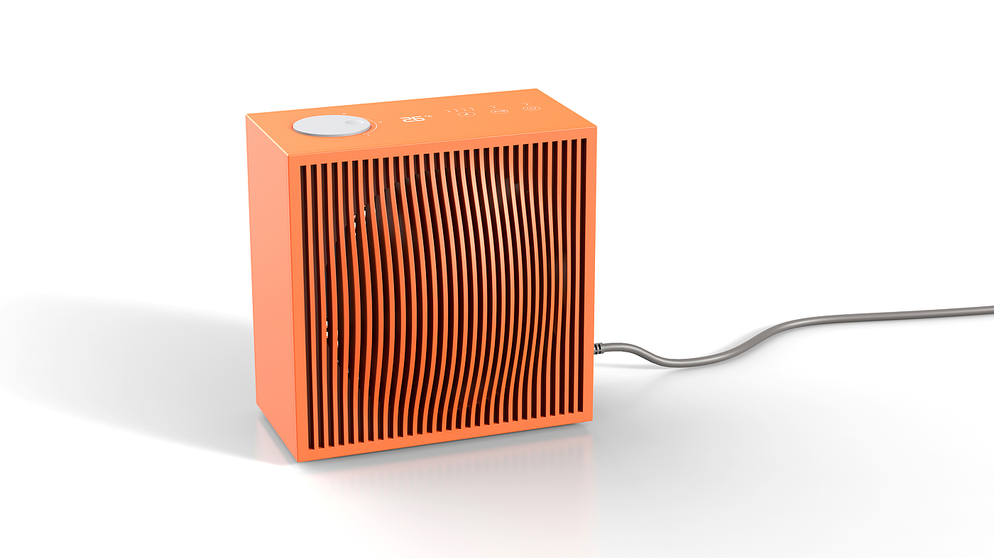 Air heater，Desktop heater，Fan，fashion，Simplicity，