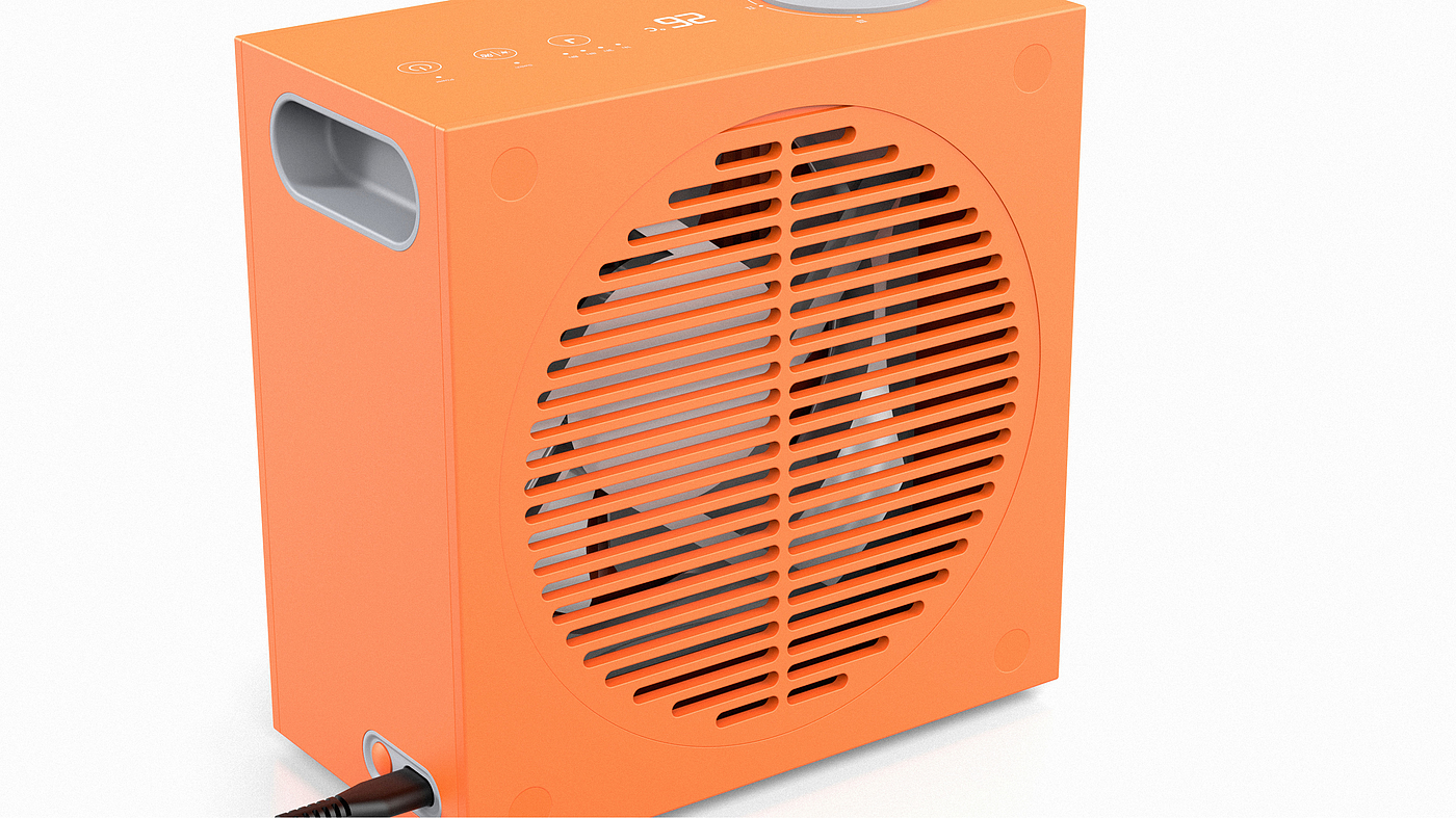 Air heater，Desktop heater，Fan，fashion，Simplicity，