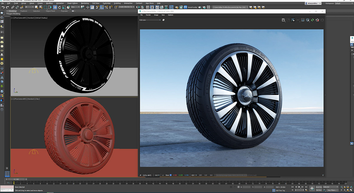 Mercedes Vision EQS，Automobile design，conceptual design，