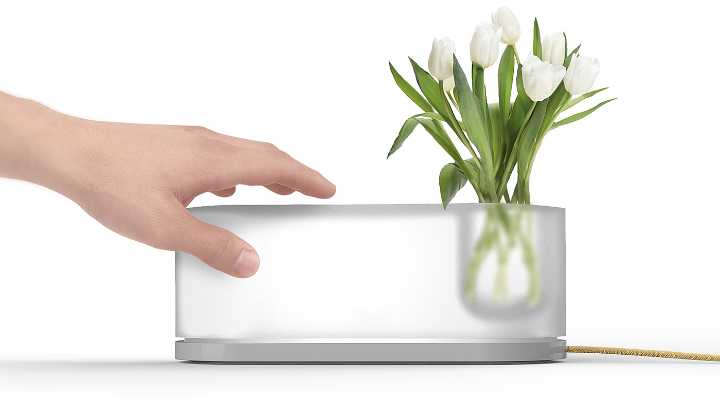 Natural breath，multi-function，cloud point，Desk lamp，Office Supplies，Desktop plants，