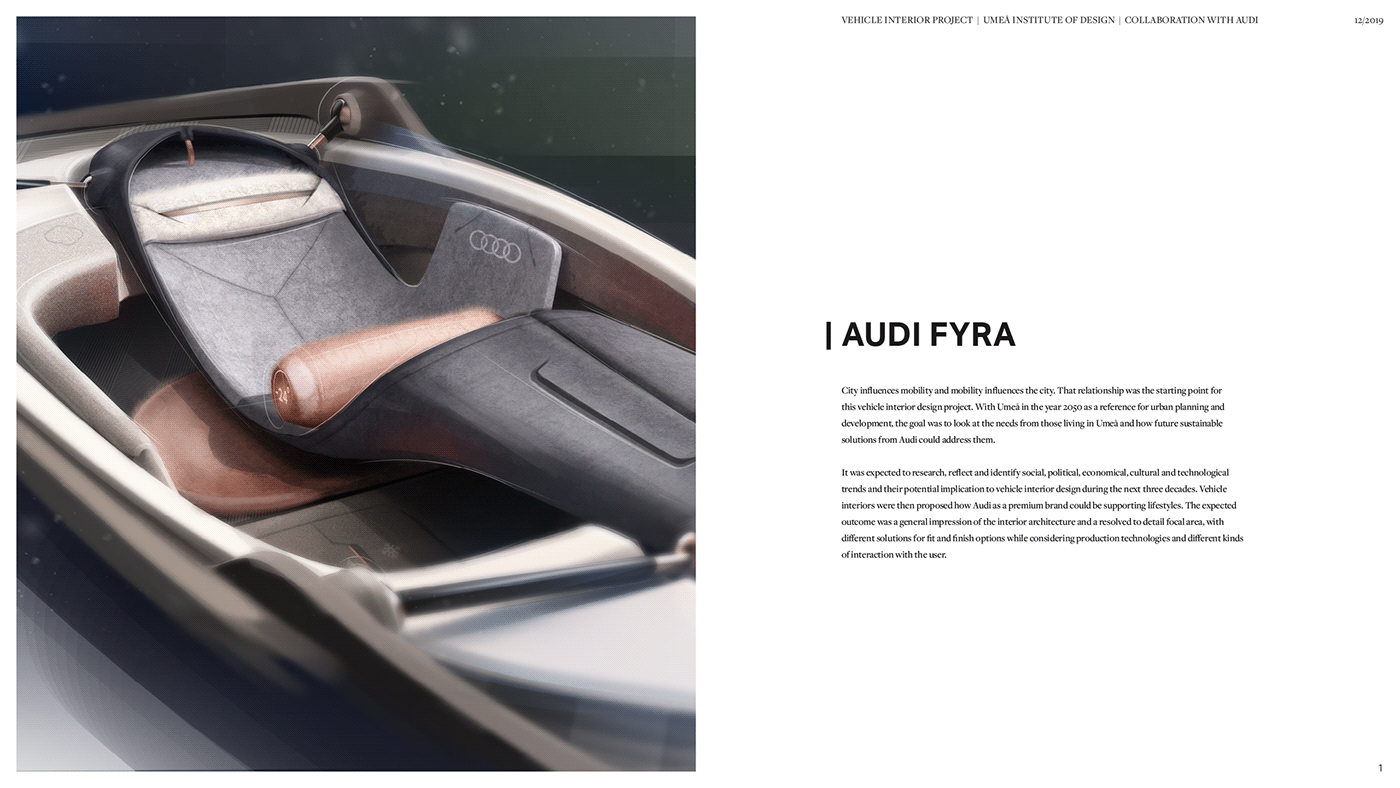 AUDI FOUR，Sled boat，conceptual design，