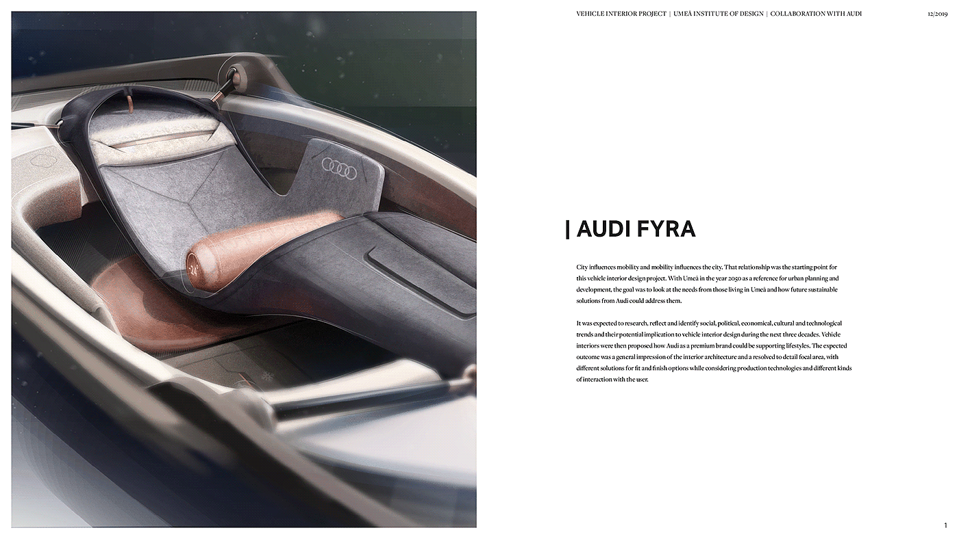 AUDI FOUR，Sled boat，conceptual design，