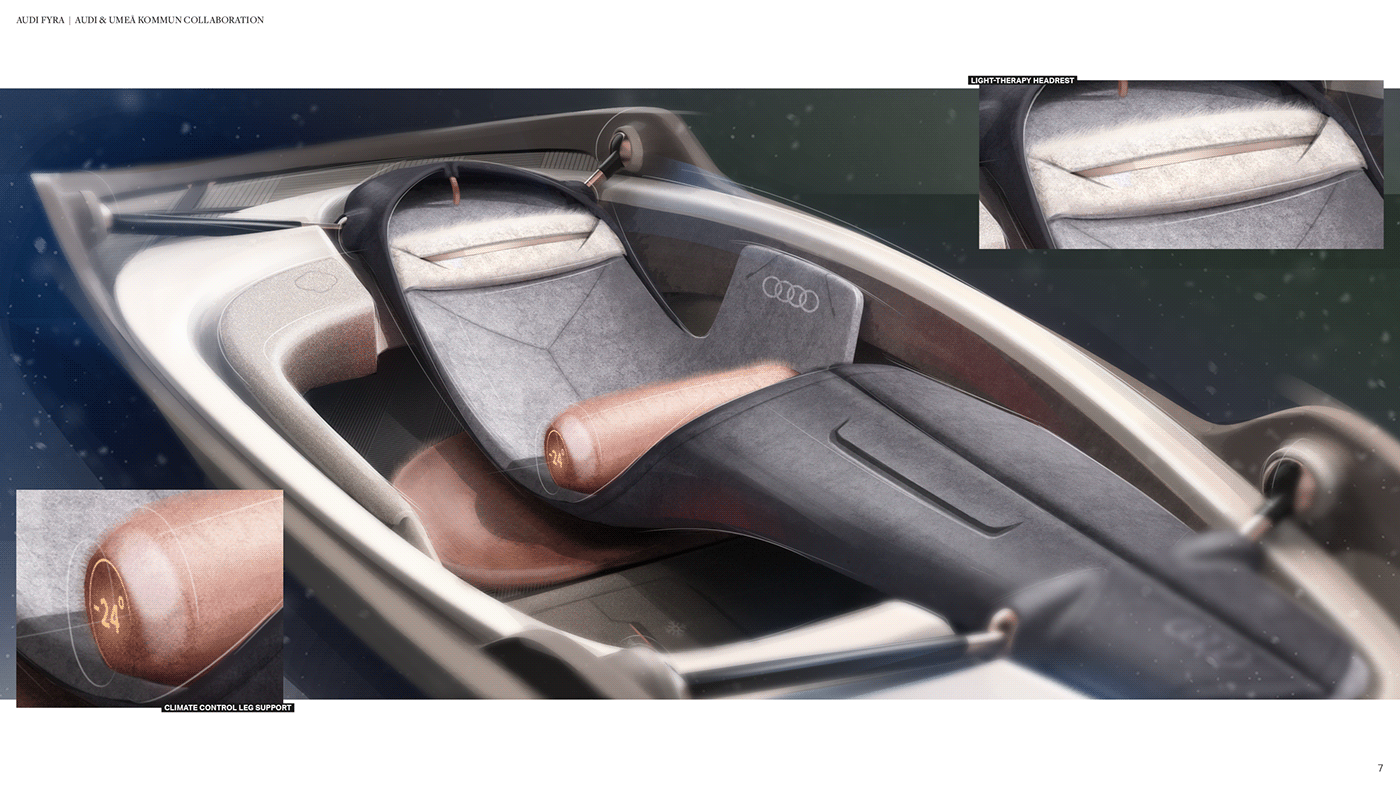 AUDI FOUR，Sled boat，conceptual design，